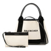 Secondhand Balenciaga Canvas Navy Cabas Satchel XS