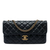 Chanel Quilted Calfskin CC Crown Flap Secondhand