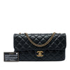 Chanel Quilted Calfskin CC Crown Flap Secondhand