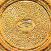 Chanel Gold Plated 31 Rue Cambon Round Brooch Secondhand