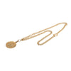 Chanel Gold Plated 31 Rue Cambon Medallion Pendant Necklace Secondhand