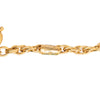 Chanel CC Gold Plated Round Pendant Necklace Secondhand