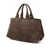 Prada Large Suede Canapa Logo Tote Secondhand