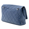 Chanel Large Quilted Goatskin Double Carry Waist Chain Flap Secondhand