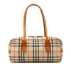 Burberry House Check Wool Shoulder Bag Secondhand