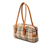 Burberry House Check Wool Shoulder Bag Secondhand