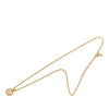 Dior Gold Plated CD Logo Pendant Necklace Secondhand