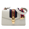 Gucci Small Calfskin Web Sylvie Satchel Secondhand