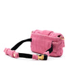 Fendi Embossed Terry Cloth FF 1974 Convertible Belt Baguette Secondhand