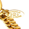 Chanel Gold Plated CC Loupe Magnifying Glass Pendant Necklace Secondhand
