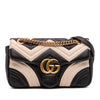 Gucci Medium GG Marmont Bicolor Matelasse Leather Shoulder Bag Secondhand