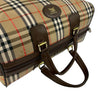 Burberry Haymarket Check Canvas Travel Bag Secondhand