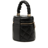 Chanel Mini Quilted Lambskin Ruched Handle Vanity Case Secondhand