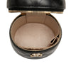Chanel Mini Quilted Lambskin Ruched Handle Vanity Case Secondhand