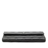 Secondhand Chanel CC Quilted Caviar Flap Long Wallet