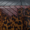 Saint Laurent Chevron Calfskin and Leopard Printed Calf Hair Classic Monogram Envelope Crossbody Secondhand