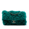 Chanel Small CC Shearling Single Flap Secondhand