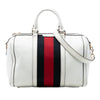 Gucci Medium Calfskin Web Joy Boston Bag Secondhand