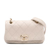 Chanel Medium Lambskin Twist Chain Enamel CC Flap Secondhand