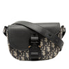 Dior Mini Oblique Canvas Saddle Buckle Messenger Bag Secondhand