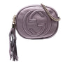Gucci Mini Metallic Pebbled Calfskin Soho Chain Crossbody Secondhand