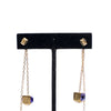 Louis Vuitton Gold Plated Crystal Gamble Drop Earrings And Necklace Set Secondhand