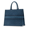 Secondhand Dior Large Oblique Denim Book Tote