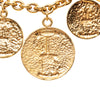 Chanel CC Gold Plated Medallion Collar Necklace Secondhand
