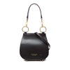 Burberry Large Leather and Haymarket Check Coated Canvas Bridle Saddle Bag Secondhand