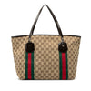 Secondhand Gucci GG Canvas Web Jolie Tote
