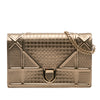 Dior Metallic Patent Microcannage Diorama Wallet on Chain Secondhand