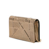 Dior Metallic Patent Microcannage Diorama Wallet on Chain Secondhand
