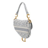 Secondhand Dior Oblique Embroidered Canvas Saddle Bag