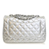 Chanel Jumbo Classic Metallic Lambskin Single Flap Secondhand
