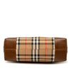 Burberry Haymarket Check Canvas Dome Satchel Secondhand