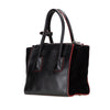 Prada Mini Scamosciato Trimmed Glace Calf Twin Pocket Satchel Secondhand