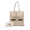 Gucci Calfskin Logo Tote Secondhand
