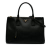 Secondhand Prada Medium Saffiano Lux Galleria Double Zip Satchel
