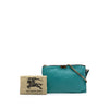 Burberry Grain Check Embossed Leather Peyton Crossbody Secondhand
