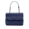 Secondhand Bottega Veneta Medium Nappa Intrecciato Olimpia Shoulder Bag