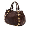 Miu Miu Studded Leather Top Handle Bag Secondhand
