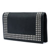 Saint Laurent Studded Leather Monogram Clutch Secondhand