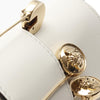 Fendi Versace Vitello Seta Fendace Mini Brooch Baguette Satchel Secondhand