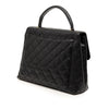 Chanel CC Quilted Caviar Kelly Top Handle Bag Secondhand