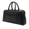 Chanel Large CC Quilted Caviar Bowler Bag Secondhand