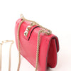 Valentino Rockstud Glam Lock Leather Chain Crossbody Bag in Pink Secondhand