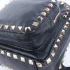 Valentino Garavani Rockstud Leather Backpack in Black Secondhand