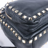 Valentino Garavani Rockstud Leather Backpack in Black Secondhand