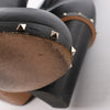 Secondhand Valentino Garavani Rockstuds Leather Ankle Boots in Black, Size 37.5 EU