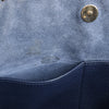 Secondhand Valentino Garavani Rockstud Leather Shoulder Bag in Navy Blue